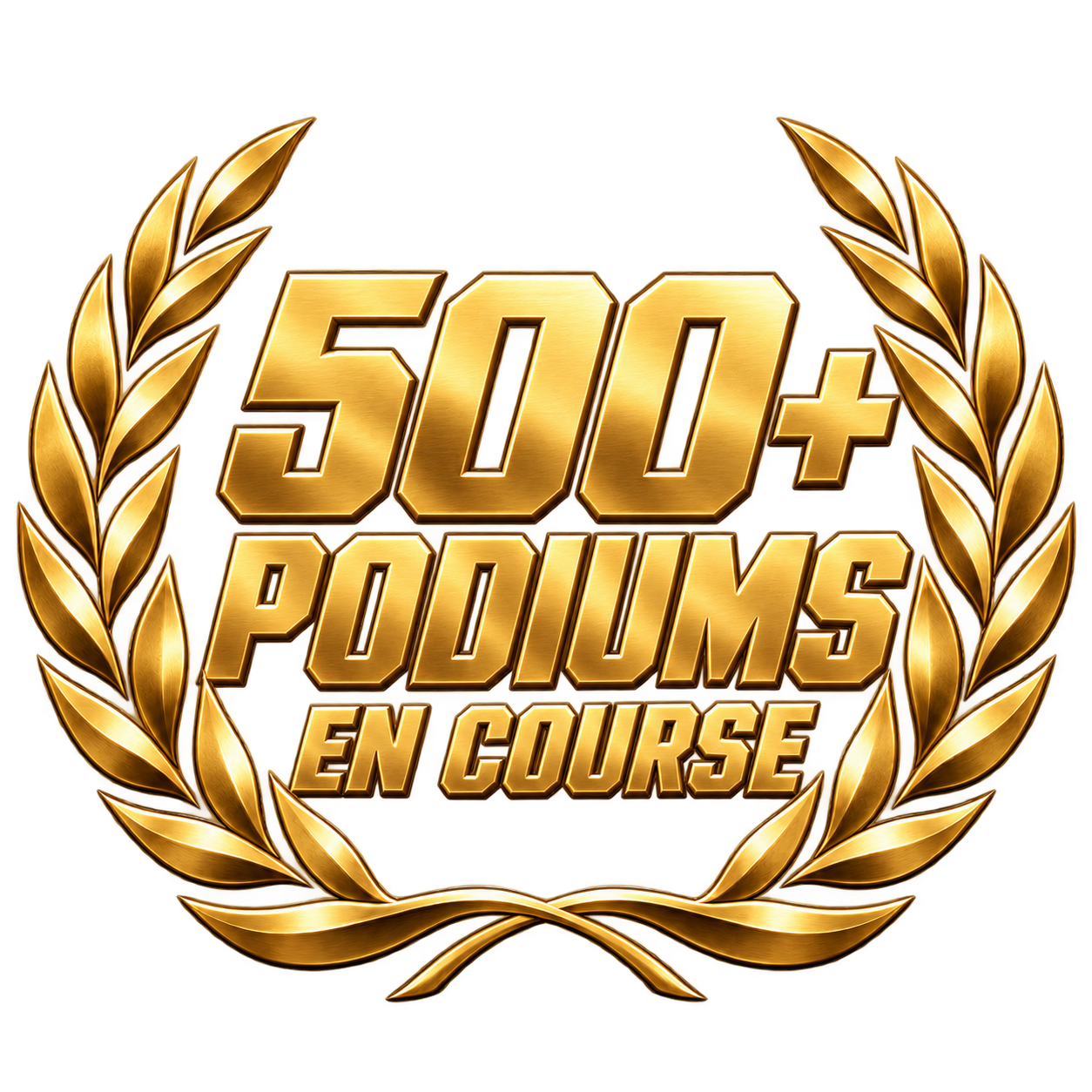 Over 500 racing podiums