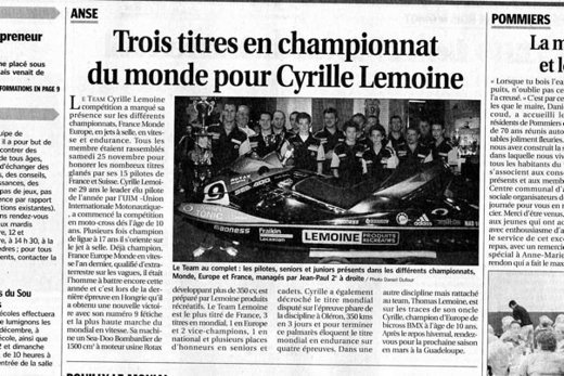 Parutions presse · dossier 1 — Parution 6